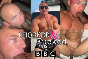 Hot bald muscle hunk gay guy chocks on daddy big black cock- Rhyheim Shabazz (rhyheimshabazz)