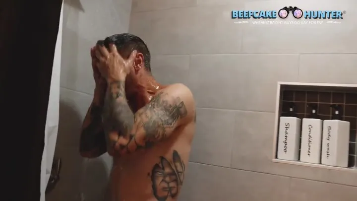 BeefCake Hunter Shower scenes Part 1