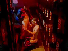 Biker Kissing cock sucking