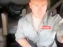 Fat Cock Truck Driver On Webcam