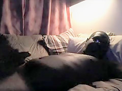 Huge cock teasing in the dark