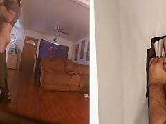 Latino College student 18+ Drained At Glory Hole