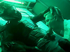 Biker boy cock sucking