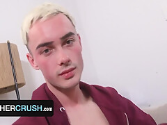 Blonde Twink Took Dick Pills And His Stepbrother Helped Him Get Rid Of His Boner – Joe Ex