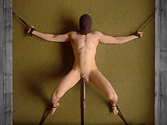 Fucking Machine Prostate Milking 4 Orgasms Hands-free Restrained Femdom
