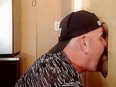 Mouthjizzed Amateur Gaydaddy Sucks And Jerks Gloryhole Cock