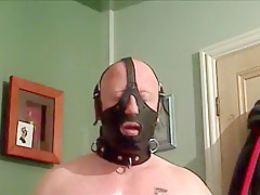 Muscle Step dad verbal leather and a-hole plug play