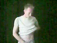 Skinny Stud Adrian Pumps His Hard Cock