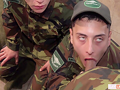 Uncut Cock Initiation For Young Soldier With Joris Leonard