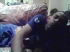 Wanking on Sofa