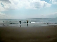 Asian Fuck On The Beach