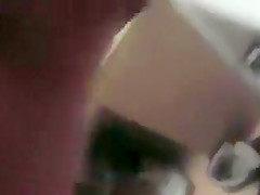 Fat boyfriend in lingerie cucumber fuck
