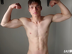Handsome Solo Muscle Boy Flex Abs With Daniel Donovan