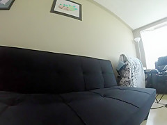 Str8 mandy taking care of his fat cock