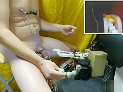 sex machine sounding cock fucking machine and electro